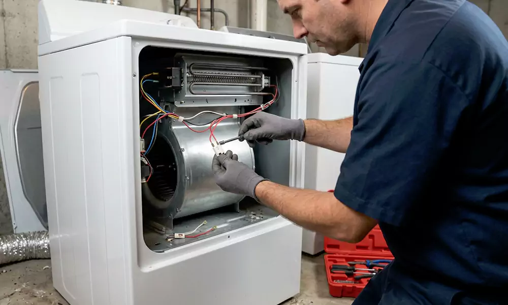Dryer Thermal Fuse Replacement in Fitchburg, MA
