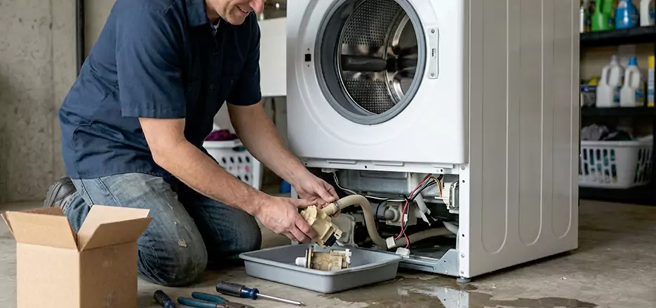Washing Machine Pump Replacement in Fitchburg